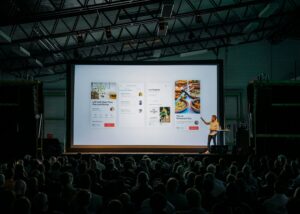 evento corporativo, apresentação/ palestra